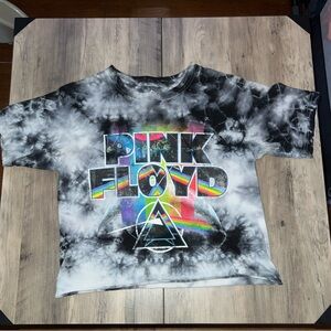 Pink Floyd Tie-Dye Crop